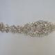 Vintage Style Silver Crystal Diamante Rhinestone Belt Sash Bridal Occasion Prom * Any colours *