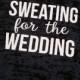 Sweating For The Wedding Burnout Tank Top- Workout Tank- Bride Tank- Fitness Tank- Mrs- Running Tank. Gym Tank. Exercise Shirt. Wedding Day