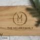Personalized Cutting Board, Engraved Cutting Board, Unique Wedding Gift.