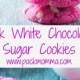 Pink White Chocolate Sugar Cookies