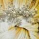 Monaco Wedding Hair Comb, Wedding Hair Accessories, Bridal Hair Comb, Pearl and Crystal Hair Comb, Floral Bridal Headpiece, Hair Pin