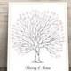Printable wedding Tree, wedding tree printable, Wedding Tree, fingerprint tree, Wedding Guest Book, Wedding Trees, tree with no leaves