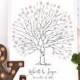 thumbprint tree, wedding keepsake, thumb print tree, custom wedding gift tree guest book, fall wedding centerpiece, personalized tree