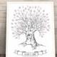 Wedding Tree, finger print tree, Printable wedding Tree, wedding tree printable, Wedding Guest Book, Wedding Trees, hand drawn wedding tree