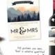 Personalised wedding wine, Personalised Wine Labels, mountain wine label, nature inspired wine label, printable wedding wine set, stationary