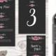 blackand floral wedding table decorations, personalised wine labels wedding, customised menu wedding table numbers, wedding menu