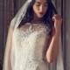 Ivory Juliet Cap Veil ,Vintage Bridal Veil, Chapel Length Veil, Waltz Lenth Veil, Ballet Length Veil, Showstopping Dramatic Wedding Veil