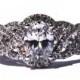 TWIST OF FATE - 14k - Oval Diamond Engagement Ring - Halo - Unique - Swirl - Pave - 1/2 Carat Center diamond - Beautiful Petra Rings - Bp024