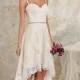 Alfred Angelo 8535NT Lace High Low Wedding Dress - Crazy Sale Bridal Dresses