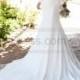 Martina Liana Long Sleeved Wedding Dress With Bateau Neckline Style 791