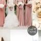 Blush Rose Gold And Peach Wedding Colours { Sophisticated And Beautiful, Elegant Colours }