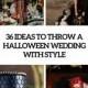 36 Ideas To Throw A Halloween Wedding With Style - Weddingomania
