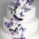 20 Mauve Butterflies For Cakes And Decorations