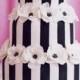 Black And White Wedding Cakes Photograph 