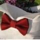 Burgundy Dog Bow Tie~Wingtip Tuxedo Collar~Dog Bow Tie Collar~Dog Clothes~Dog Wedding Attire~Dog Tuxedo~Classic Bow Tie Style