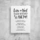 engagement party invitations // engagement party invites // brush lettering // modern invites // printable // custom