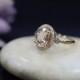 Solid 14K Yellow Gold Ring Engagement Ring 7x9mm Oval Natural Pink VS Morganite Ring Diamonds Wedding Ring Promise Ring Anniversary Ring