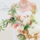 Bali Sunset Dress. Knee length 3D lace flower wedding dress. Sweetheart neckline bridal little white dress. Short beach wedding dress.