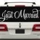Just Married RLC 9 Car Window Decal W3- Wedding Decor- Just Married Decals- Just Married Car Decals- Just Married Car Window Decals