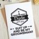 Groomsman Invitations. Will you be my groomsman? Dude will you suit up card. Groomsman cards. Best man, Usher. GC316