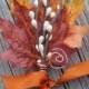 Fall Wedding Boutonniere - Maple & Twigs