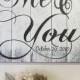 Me And You Pallet Sign Rustic Chic Wedding Shabby Chic Wedding Anniversary Gift Vintage Wood Sign Rustic Wall Art Pallet Art Handpainted