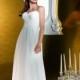 Simple A-line Sweetheart Beading Ruching Sweep/Brush Train Chiffon Wedding Dresses - Elegant Evening Dresses