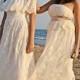 Boho Wedding Dress, Ivory Wedding Dress, Lace Wedding Dress, Vintage Wedding, Bohemian Gown,Gipsy Wedding Dress, Handmade, SuzannaMDesigns