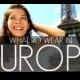 What To Wear In Europe: Packing Lists For Every Destination!
