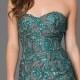 Sequin Strapless Short Homecoming Dress - Brand Prom Dresses