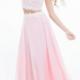 Appliques Ruched Pink Yellow Straps Sleeveless Floor Length Zipper Chiffon