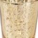 Mercury Glass Votive Candle Holder 2.75"H Speckled Gold - Just Artifacts - Item:MGV020001 - Votives for Weddings, Parties, & Home Decor