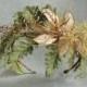 Bohemian Forest Hair Wreath, Rustic Woodland Crown Tiara, Wedding Hair Accessories, Boho Vine Crown, Floral Wreath Crown, Woodland Headband
