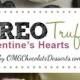 Oreo Truffles Valentine's Hearts