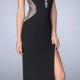 Sheer Back Long Gigi Cap Sleeve Prom Dress - Discount Evening Dresses 