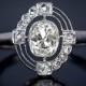 Vintage Art Deco Diamond Engagement Ring 1930s