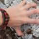 Leather bracelet Bloody wolf claw, leather bracelet, black bracelet, mens leather bracelet, leather bracelet for women, 