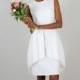 Peplum Wedding Dress