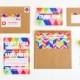 Lisa’s Rainbow Geometric Baby Shower Invitations (Oh So Beautiful Paper)