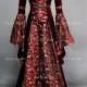 Fantasy Velvet Hooded Medieval Gown