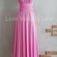 Bridesmaid Dress Infinity Dress Violet Floor Length Maxi Wrap Convertible Dress Wedding Dress