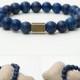Lapis Lazuli bracelet Energy bracelet Healing stone  Blue beaded bracelet Mens lapis bracelet Lapis beaded bracelet Simple everyday jewelry