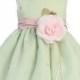 Mint Green Embroidered Organza Dress Style: LM633 - Charming Wedding Party Dresses