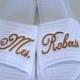 Order Wedding Slippers Custom Embroidery Brides New Name Custom Embroidery Gifts Under 25 Dollars