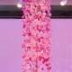 Tall Centerpieces For A Hot Pink Wedding 