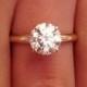 1.00 Ct Round Cut D/si1 Diamond Solitaire Engagement Ring 14k Yellow Gold