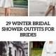 29 Winter Bridal Shower Outfits For Brides - Weddingomania