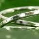 Fine Silver Infinity Eternity Ring, set of two, Sea Babe Jewelry