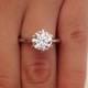 2.00 Ct Round Cut D/vs1 Diamond Solitaire Engagement Ring 14k White Gold