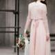 Ivanna // Bohemian wedding dress - Pink wedding dress - Wedding gown - Long sleeve wedding gown - Romantic wedding dress - Boho rustic dress